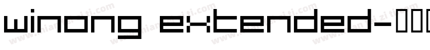 Winong Extended字体转换